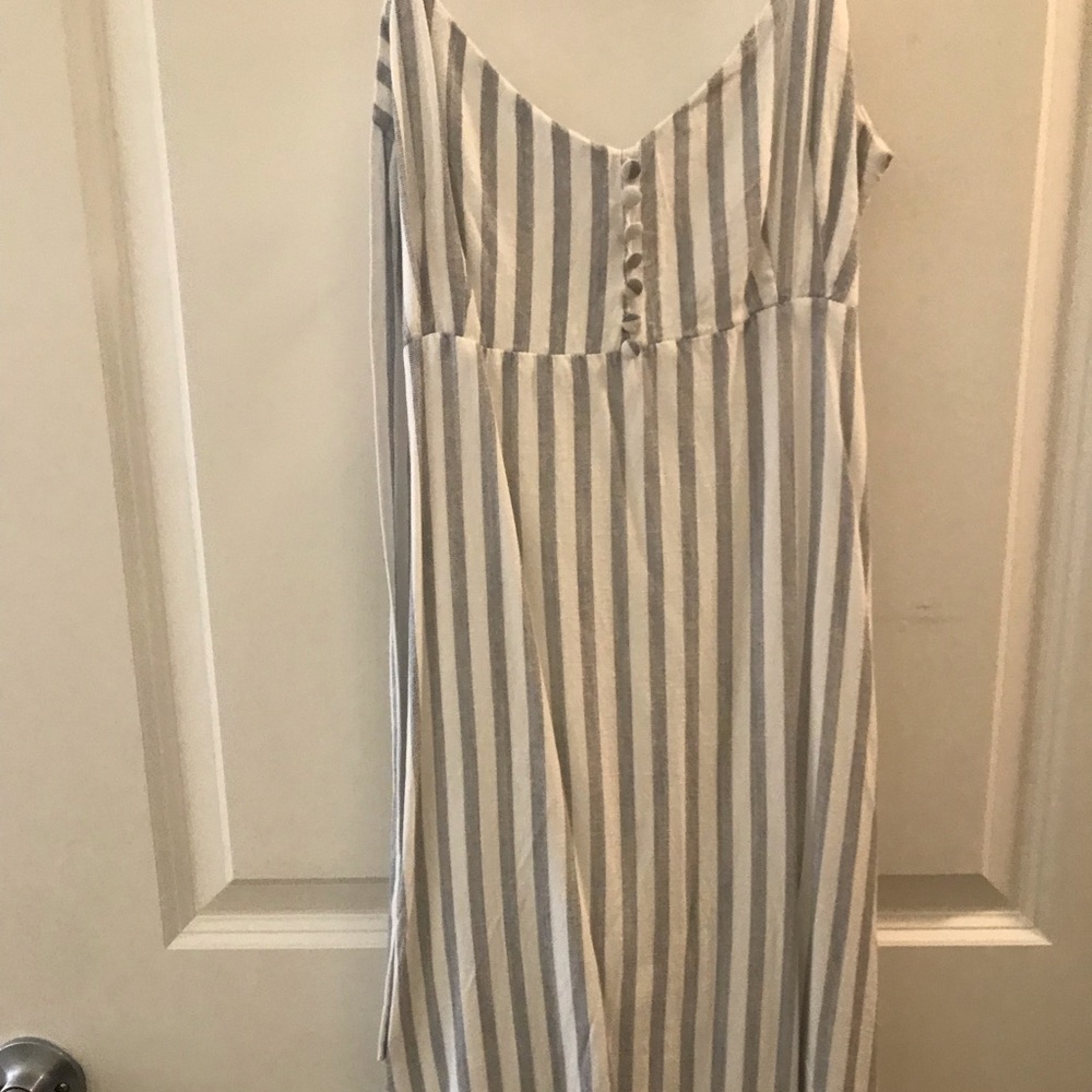 Blue and white stripped dress. Worn only once
